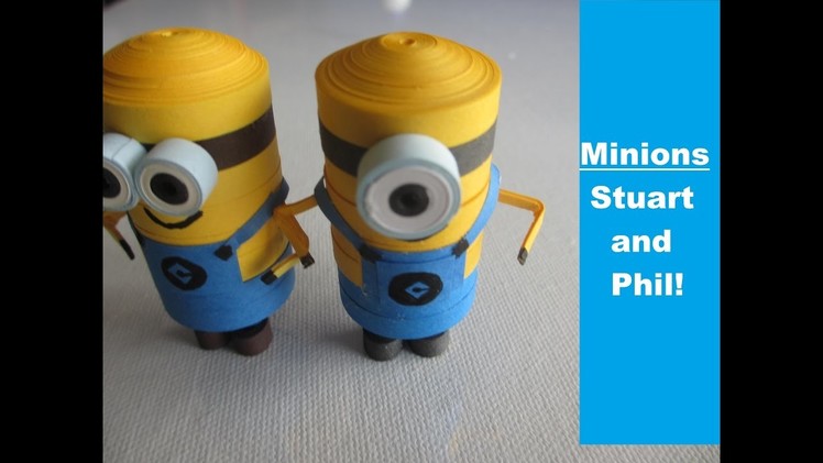 How to make your Quilling Minions in 4 minutes !! | DIY