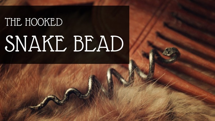 How to place your Hooked Snake hair bead