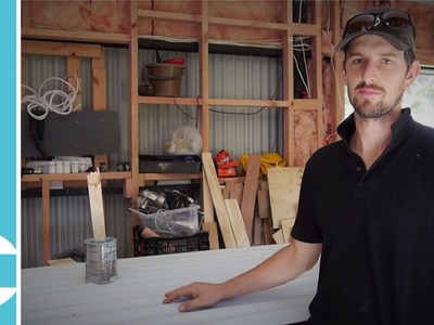 How to Prep and Paint Used Corrugated Iron 'Tiny House Project'