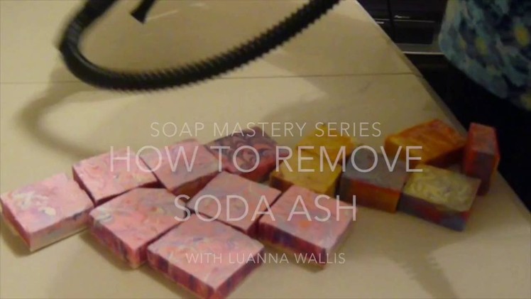 How to remove soda ash from your cold-processed soap