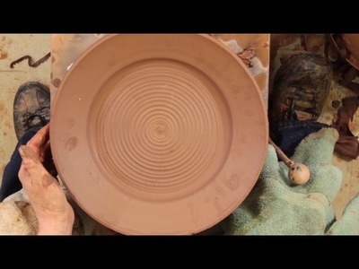 How to Return a Warped Thrown Pottery Plate Rim to It's Original Position