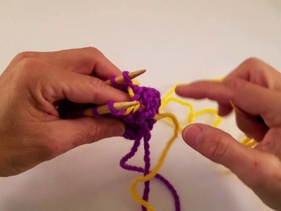 Kitchener stitch, grafting knitting.