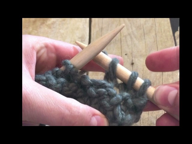 Knitting a 5 to 1 stitch decrease