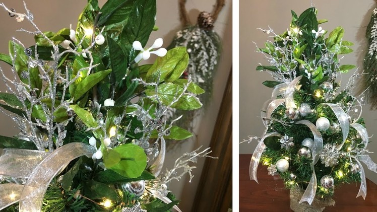 Mini Mistletoe Christmas Tree - How to Decorate A Mini Tree