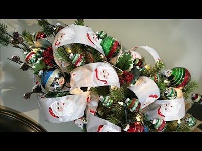 Mini Santa Christmas Tree - How To Decorate A Small Christmas Tree
