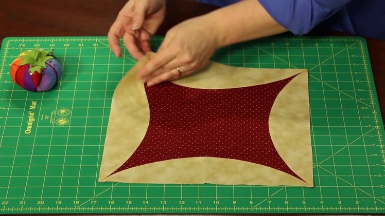 Sew Easy: How to Piece a Quilt -- Orange Peel Piecing