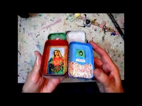 Tin Shrine, how to make one from an old tin
