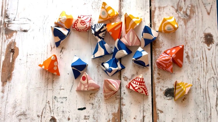 Cambridge Imprint presents: How to make an origami bobble