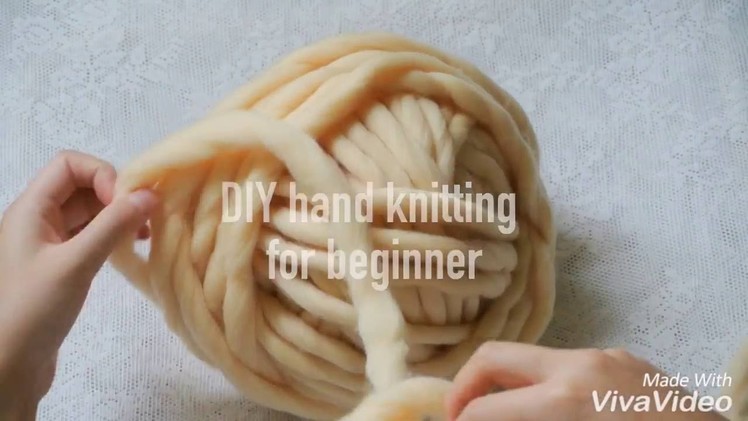 DIY HAND-KNITTING FOR BEGINNER