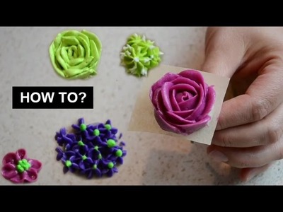 DIY your Cake now! Make Perfect Buttercream Flowers - Tutorial