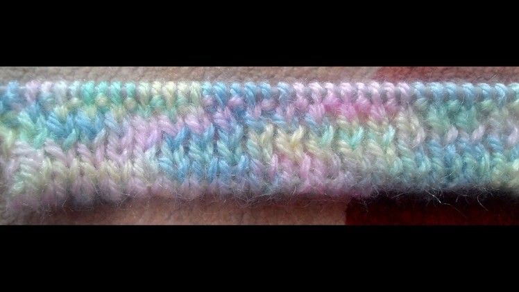 Double Border Knitting in a Easy way Hindi