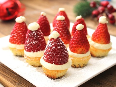 Easy Christmas recipe: How to make mini Santa cheesecakes