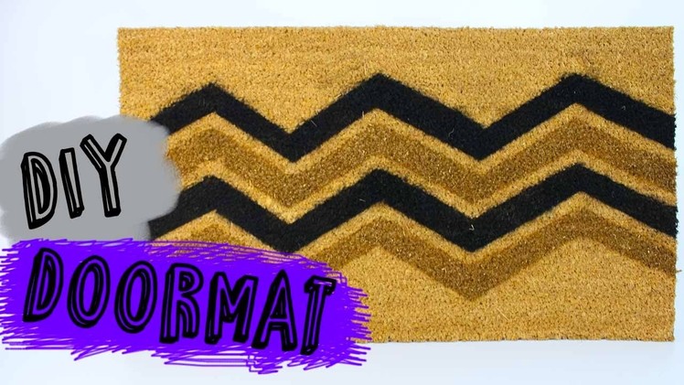 Easy DIY Room Decor | How to make a Doormat