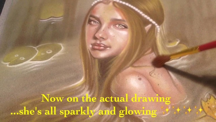 How to add Sparkles ,Glitter ,Glowing Effect  to Drawings with with Pearl-EX Powder