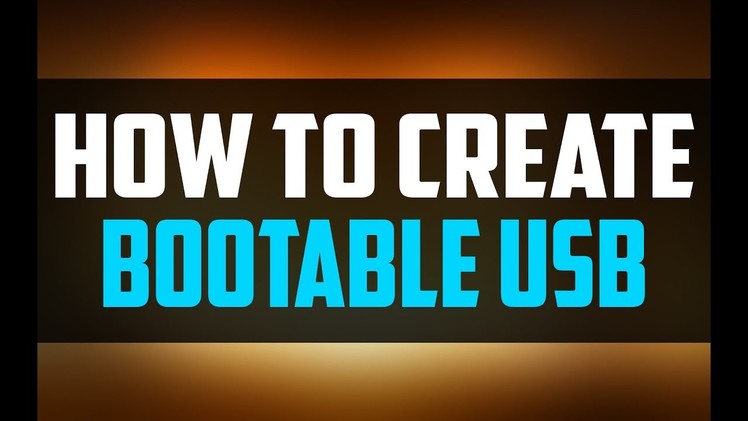 How to Create Bootable Usb From ISO - Make Bootable Pendrive [BEGINNER'S TUTORIAL]