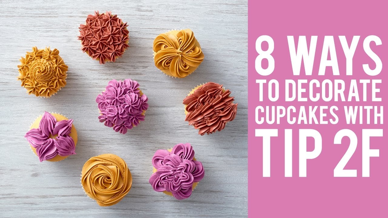 How to Decorate Cupcakes with Wilton Tip 2F