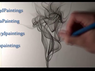 How to Draw a Smoke Pencil Drawing - Easy Things to Draw -8 by R.i.a 3d Paintings