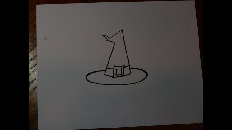 How to Draw a Witch Hat