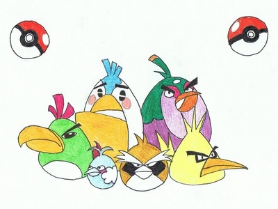How to Draw Angry Birds Pokemon