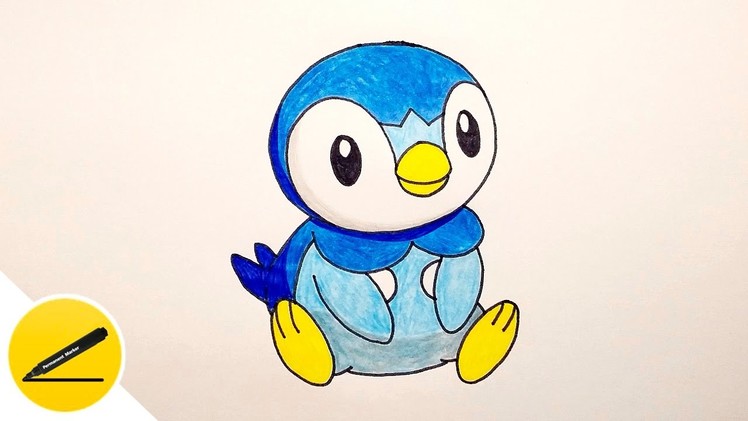 How to Draw Piplup (Pokemon) - Step by Step