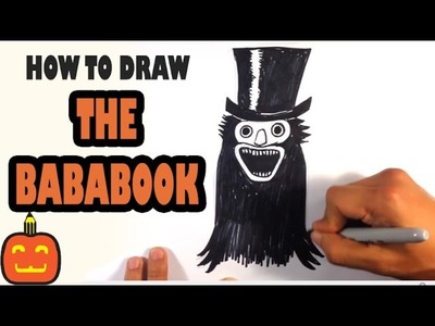 How to Draw The Babadook - Halloween Drawings