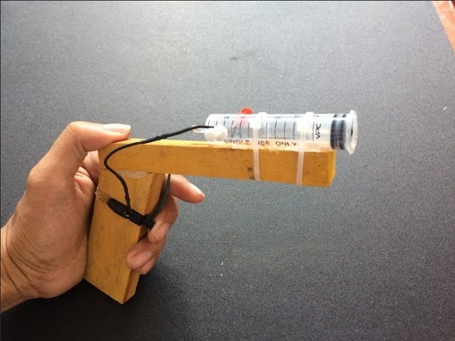 How To Make a Air Gun Using Syringe