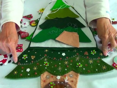 How To Make A Felt Christmas Tree For Small Spaces Tutorial