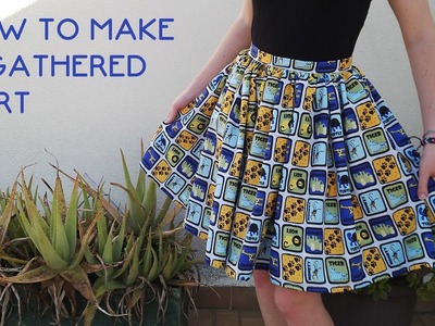 How to make a gathered skirt [Tutorial]