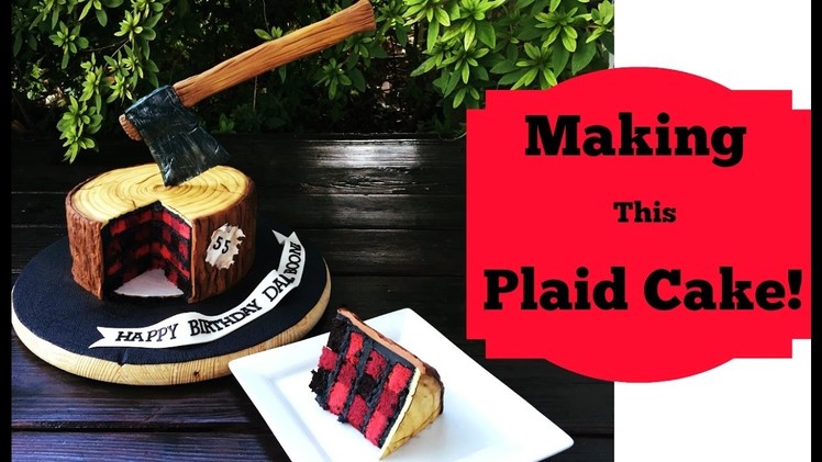How To Make A Plaid Cake!