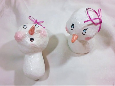 How to Make a Simple Snowman Ornament