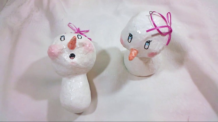 How to Make a Simple Snowman Ornament
