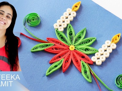 How to make  christmas cards paper quilling