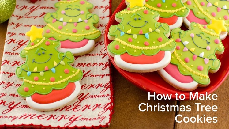 How to Make Christmas Tree Cookies
