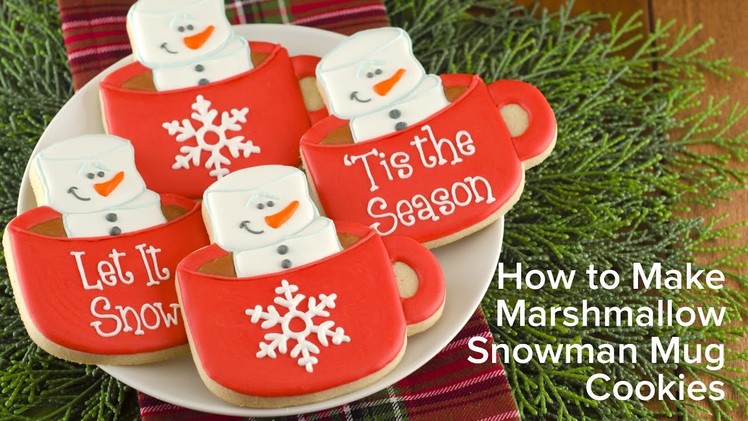 How to Make Marshmallow Snowman Mug Cookies