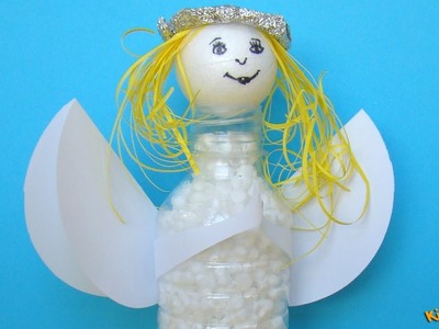 How to make Recycled Plastic Bottle Christmas Angel? DIY