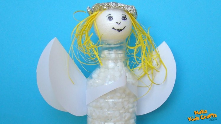 How to make Recycled Plastic Bottle Christmas Angel? DIY