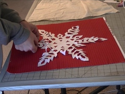 How To Make Snowflakes for applique (part 1)