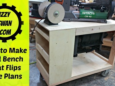 Quick and Easy Tool Bench that flips! (How to Make)