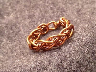 Tutorial twisted ring 1 - How to make wire jewelery