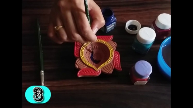 DIY - Diya Painting For Diwali Decoration | How to Paint Diwali Diya