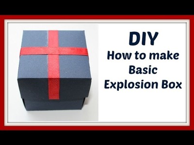 DIY|How to make Basic Explosion box |easy and fast|just 5 minutes