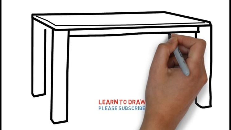 Easy Step For Kids How To Draw a Table