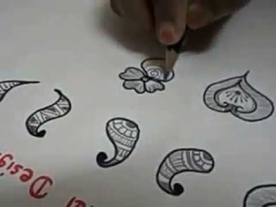 How To Learn Arabic Mehndi Design (First Day Class)