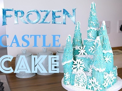 How to Make a Frozen Princess Cake Castle | CarlyToffle