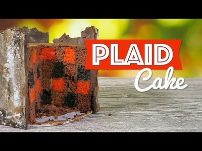 How to make a Lumberjack or Plaid Cake