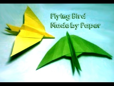 How to Make a Paper Flying Bird | Origami Bird | A Simple Paper Bird
