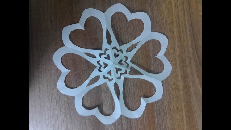 How to make a paper heart - paper cutting | Kirigami - by Dzung Mac