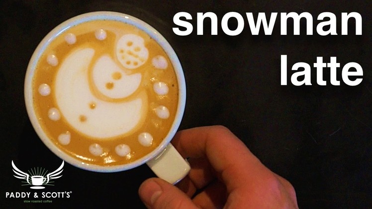 How to make a Snowman Latte • Barista Training