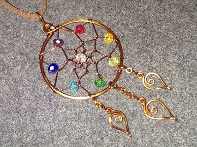 How to make "Dreamcatcher" with colorful beads