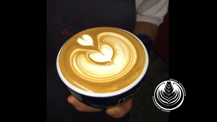 How To Make Latte Art : Wing Tulip (Part 3)